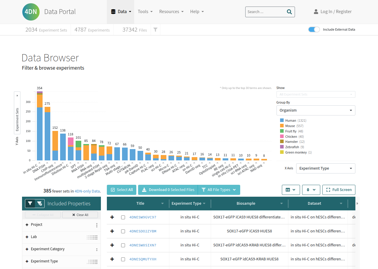 data browser