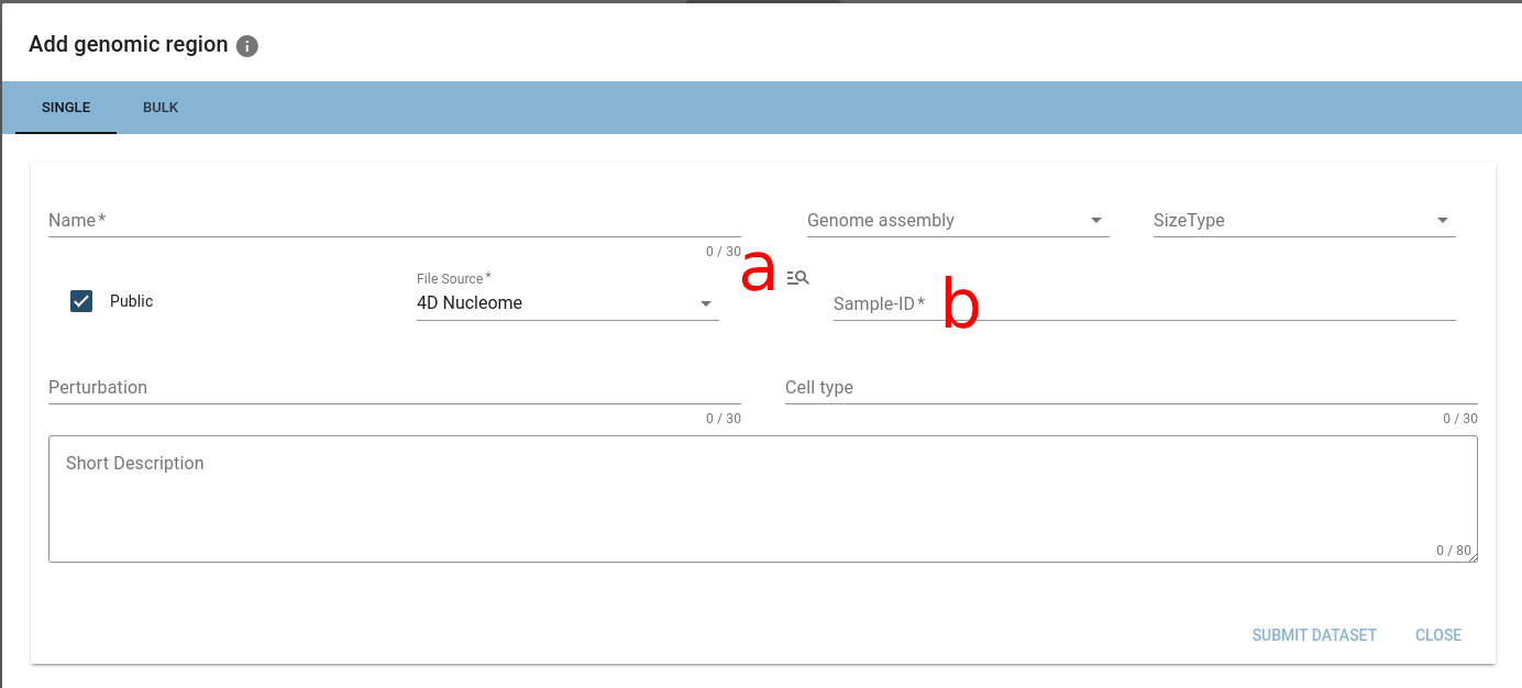 4D nucleome upload